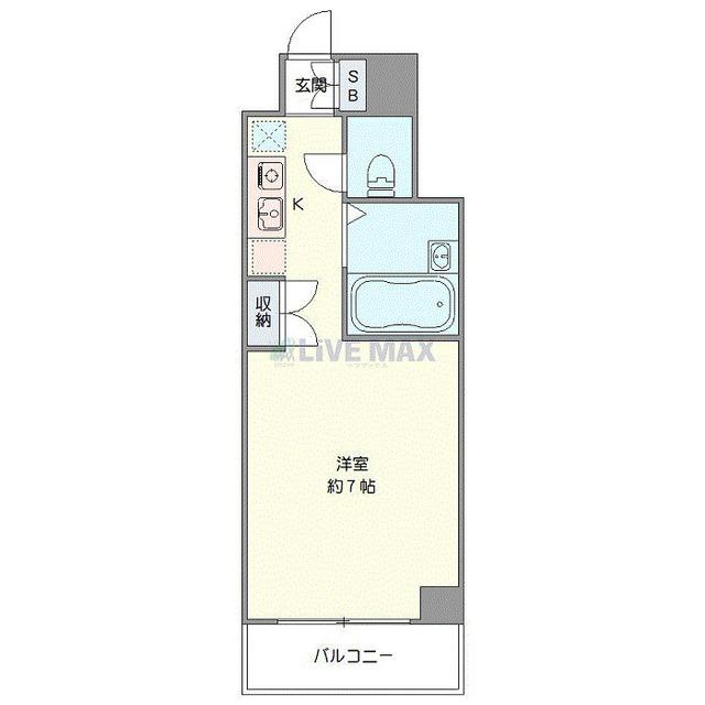 B-WALL神保町（501） 間取り図画像