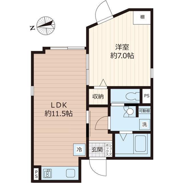ＴＯＢＥ　千歳船橋（402） 間取り図画像