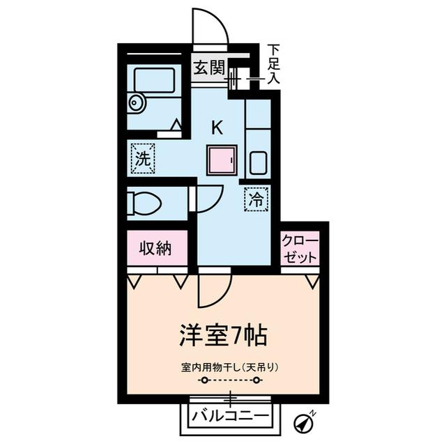 ハイツ・サン（0102） 間取り図画像