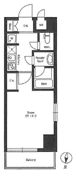 メイクスデザイン早稲田（401） 間取り図画像