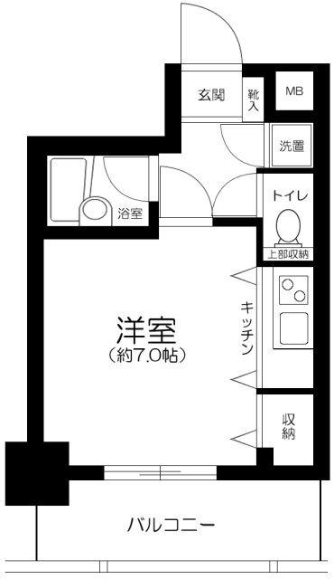 パレステュディオ日本橋浜町駅前 間取り図画像