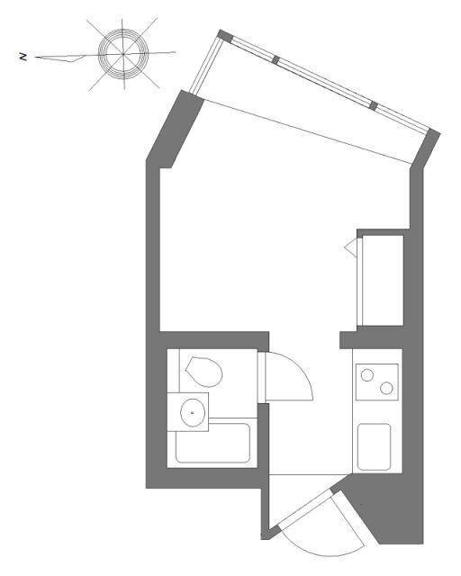 スタジオ明泉（407） 間取り図画像