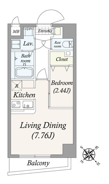 アルファコート曳舟 間取り図画像