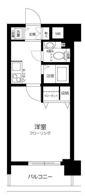 メゾン・ド・ヴィレ渋谷 間取り図画像