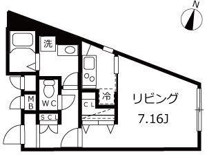 ブランシェ新中野（402） 間取り図画像