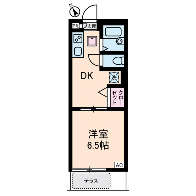 ベルテ中目黒（0103） 間取り図画像