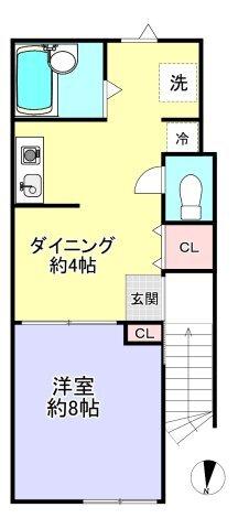 メゾンサイトウ8（201） 間取り図画像