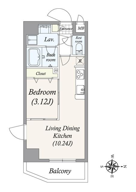 アルファコート亀戸２（210） 間取り図画像