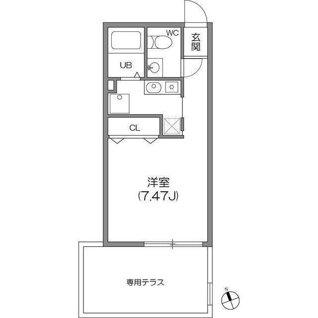 ＺＥＳＴＹ神楽坂Ⅰ（0105） 間取り図画像