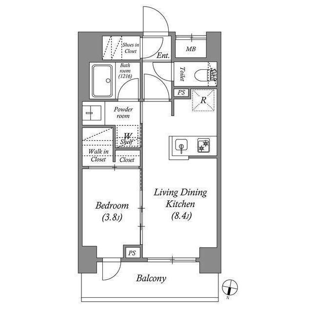 ACP Residence三ノ輪テラス（0805） 間取り図画像