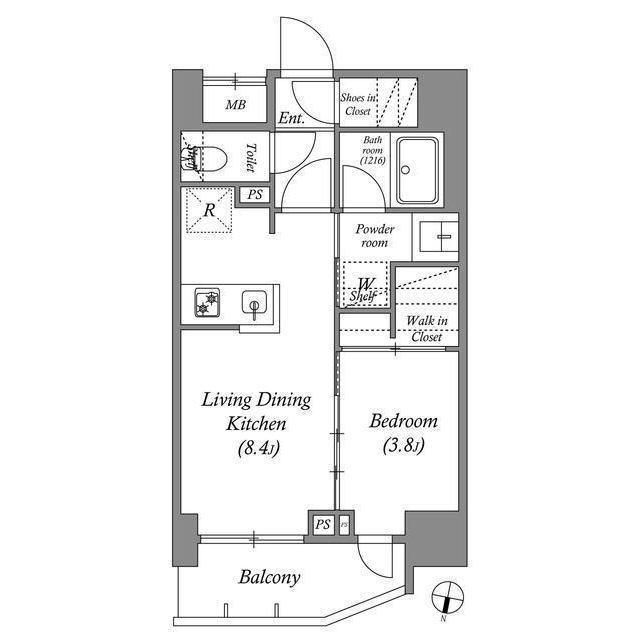 ACP Residence三ノ輪テラス（0406） 間取り図画像