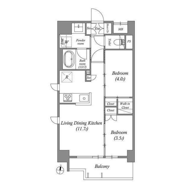 ACP Residence三ノ輪テラス（0401） 間取り図画像