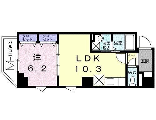 ラ・ポーズ　ゾー（201） 間取り図画像