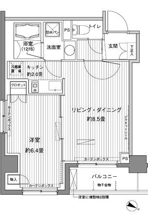 ヒューリックレジデンス茗荷谷（307） 間取り図画像