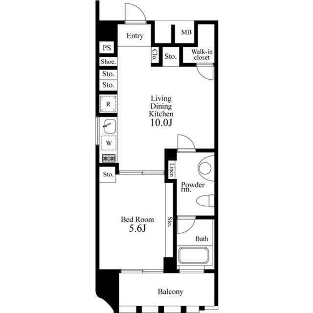 プライマル新宿若松町（1102） 間取り図画像