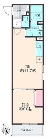 FOREST RESIDENCE TOKIWADAI（204） 間取り図画像