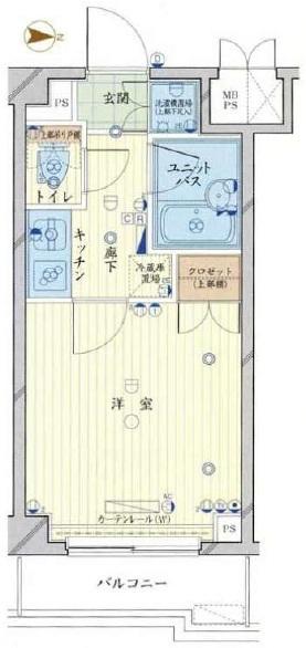 ルーブル南品川（208） 間取り図画像