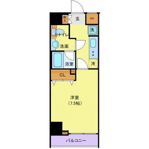 ジェノヴィア上野Ⅱスカイガーデン（602） 間取り図画像