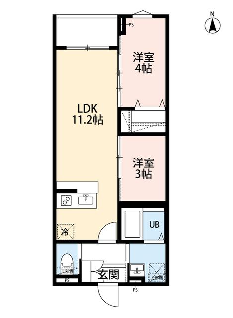 ｒｏｂｏｔ　ｈｏｍｅ　京成小岩Ⅱ（102） 間取り図画像