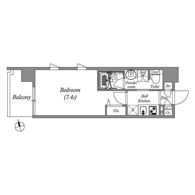 エスタート品川南大井Ⅱ（0701） 間取り図画像