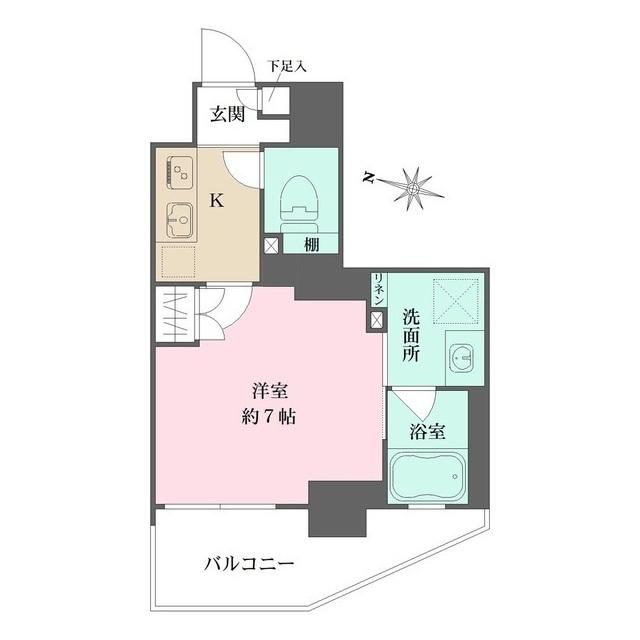 プライムアーバン菊川（704） 間取り図画像