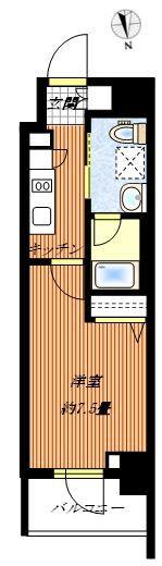 リクエスト東京西六郷（304） 間取り図画像