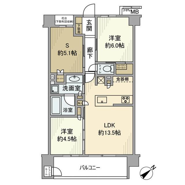 エクセレントシティ押上（203） 間取り図画像