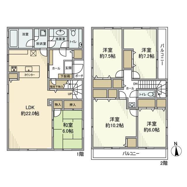 代沢戸建（1） 間取り図画像
