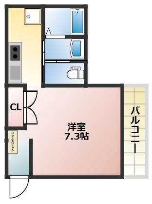 プルナス蒲田（101） 間取り図画像