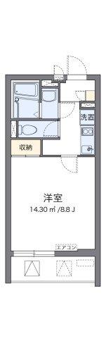 クレイノアウリィ仲六郷（204） 間取り図画像