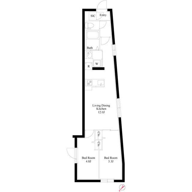 グランパセオ中目黒Ⅳ（0004） 間取り図画像