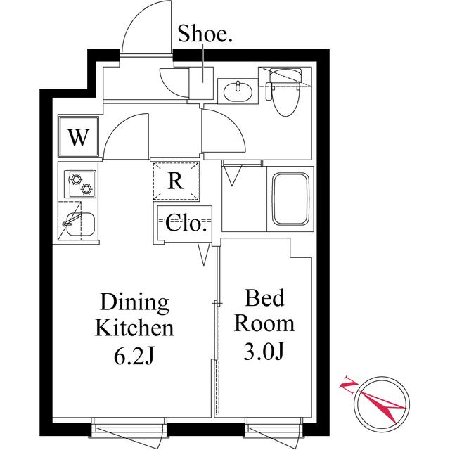 グランパセオ目黒Ⅱ（0303） 間取り図画像