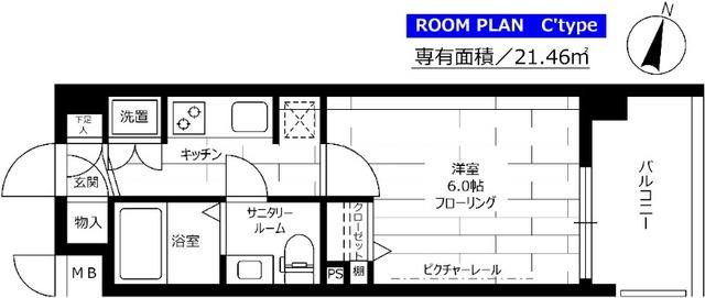 ステージグランデ三軒茶屋アジールコート 間取り図画像