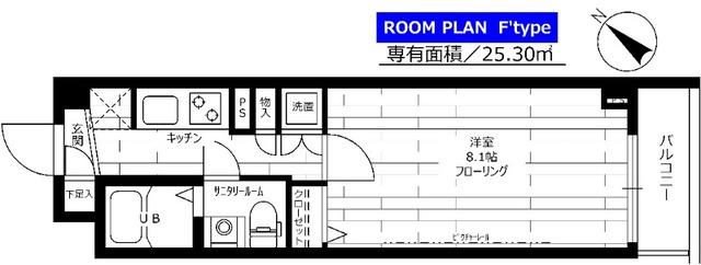 ステージファースト田園調布アジールコート 間取り図画像