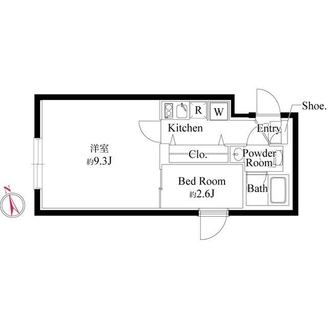 レジデンス北新宿（0504） 間取り図画像