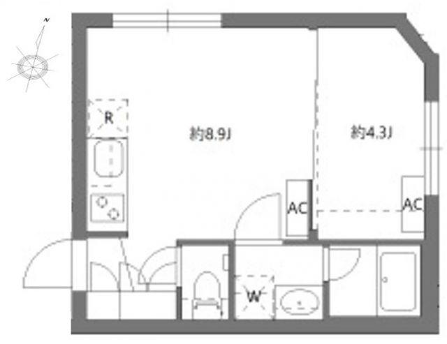 アバンテ神楽坂（0101） 間取り図画像