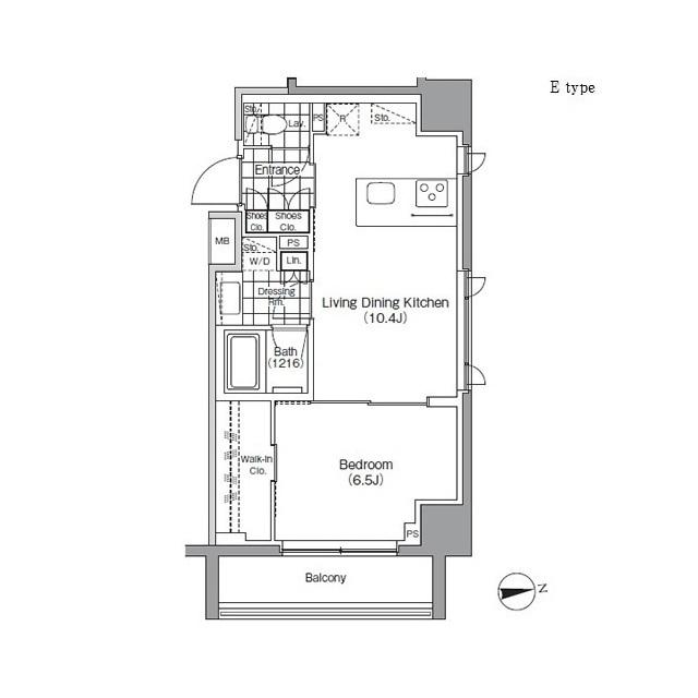パークハビオ秋葉原エスト（205） 間取り図画像