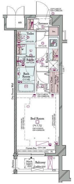 プラシア蒲田 ＴＨＥ ＧＲＡＮＤ ＲＥＳＩＤＥＮＣＥ（322） 間取り図画像