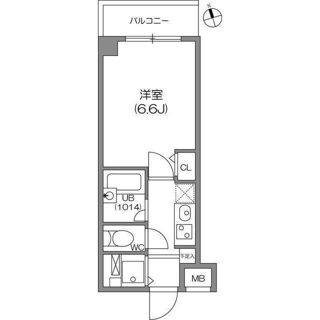 ガーラプレイス八幡山壱番館（0413） 間取り図画像