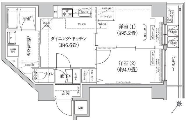 アイル　グランデ押上ノース（403） 間取り図画像