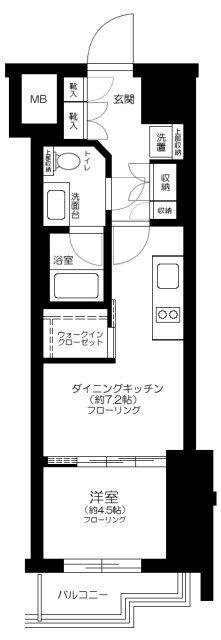 ザ・パークワンズ渋谷本町 間取り図画像