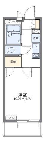 レオパレスベルファム（302） 間取り図画像