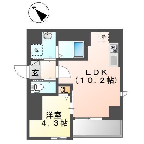 ＨＧＤ佃　-エッチジーディーツクダ- 間取り図画像