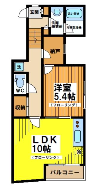 リキューザ永福（401） 間取り図画像