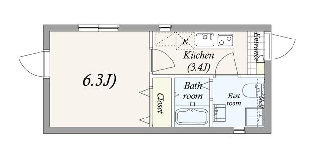 ｍａｉｓｏｎ ＳＡＮＧＵＢＡＳＨＩ Ⅱ 間取り図画像