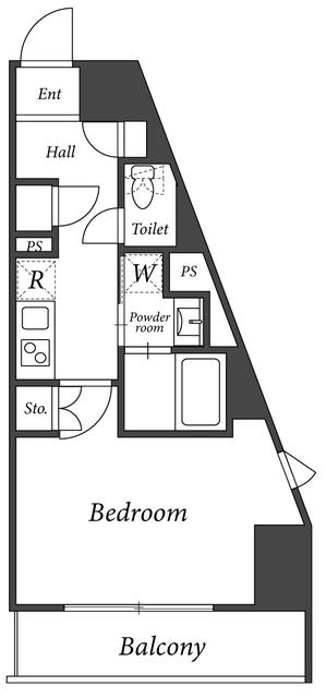 ADW Residence 西新宿（0701） 間取り図画像