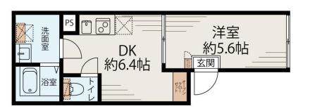 Bliss住吉（201） 間取り図画像