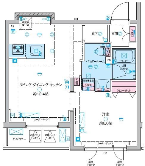 GENOVIA東向島Ⅲskygarden（0303） 間取り図画像