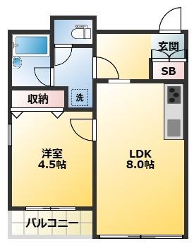 松屋ビル（302） 間取り図画像