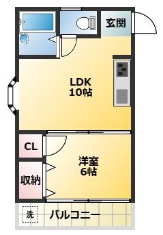 カーサ栄（301） 間取り図画像